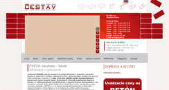Desktop Screenshot of cestav.sk